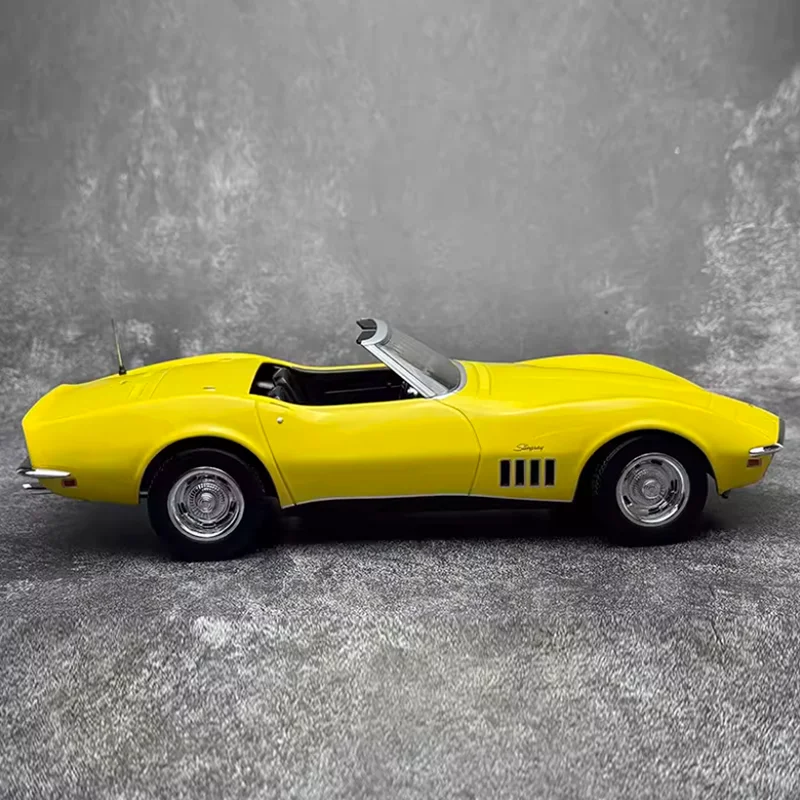 

Коллекционная модель автомобиля NOREV Diecast 1:18, Corvette Cabriolet 1969, из сплава, имитация, классическая коллекция, сувенир, статическая модель для демонстрации, украшение