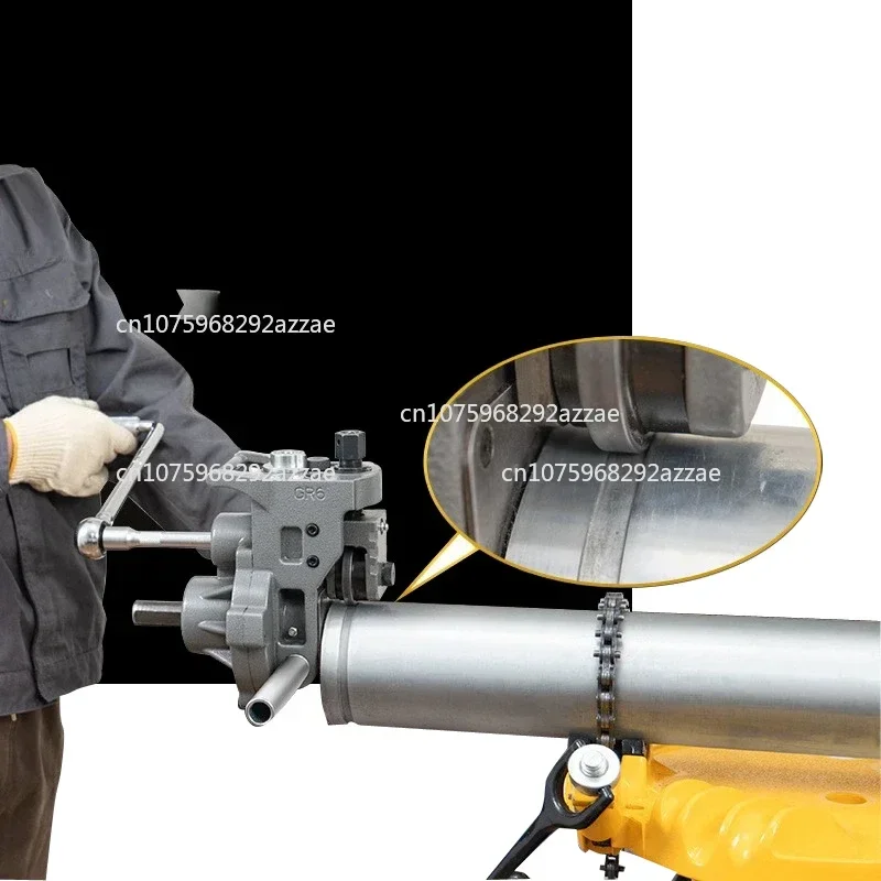 Manual Grooving Machine Hand-Cranked GR6 Steel Pipe/Aluminum Pipe Rolling/Convex Grooving Machine 1.0-6inch Groove