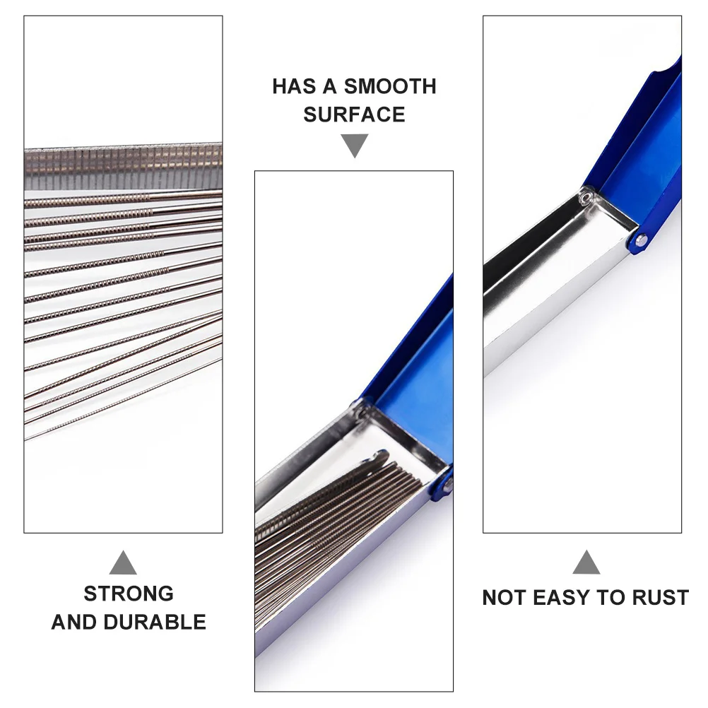 

Guitar Nut Slot File Stainless Steel Needle Files Multiple Round Sizes Practical Luthier Tool for Acoustic Electric Bass Ukulele