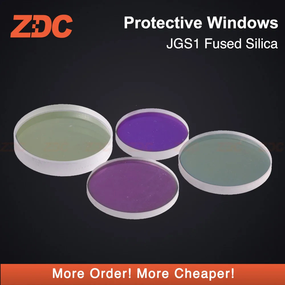 ZDC Laser Protective Windows/Mirror Dia30/33/34/35/35.5/36/37/40/50/55 Optical Lens For Fiber Cutting Machine Raytools wsx bodor