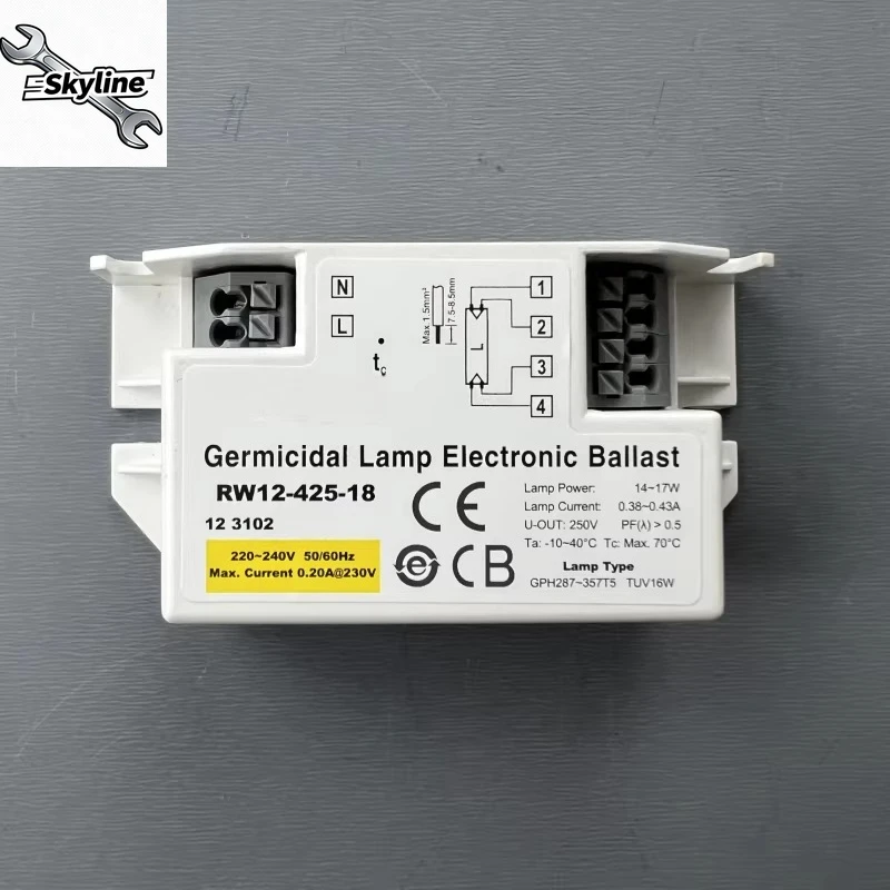 

Электронный УФ-балласт RW12-425-18 RW12-425-18A 110В 11Вт 16Вт