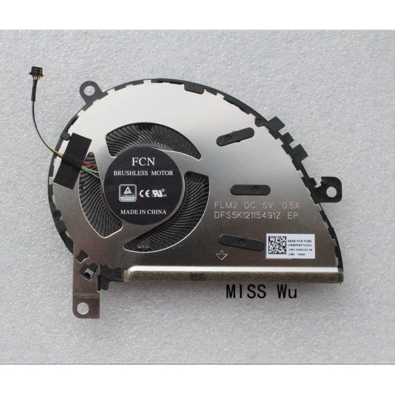 New Original Laptop CPU Cooling Fan For Asus Zenbook 14 UX434F UX434FCL Flip UX463F FLM2 DFS5K12115491Z 13NB0MW0T01021