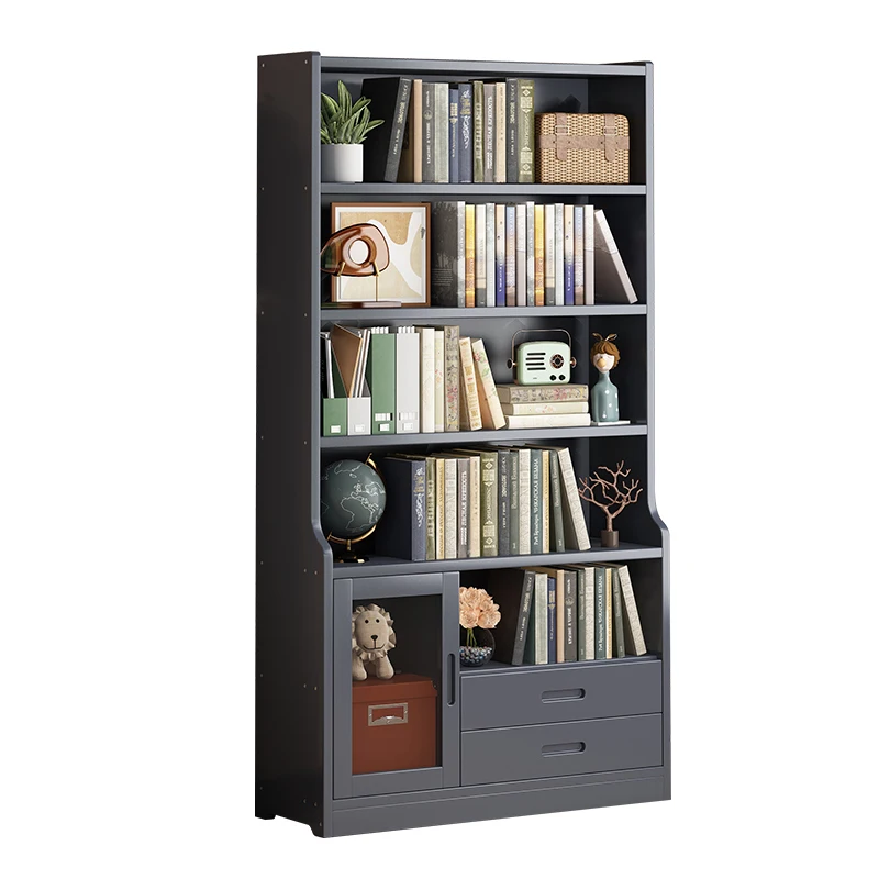 رف كتب للتخزين من الأرض إلى السقف، غرفة معيشة متعددة الطوابق، تخزين بسيط للطلاب #1