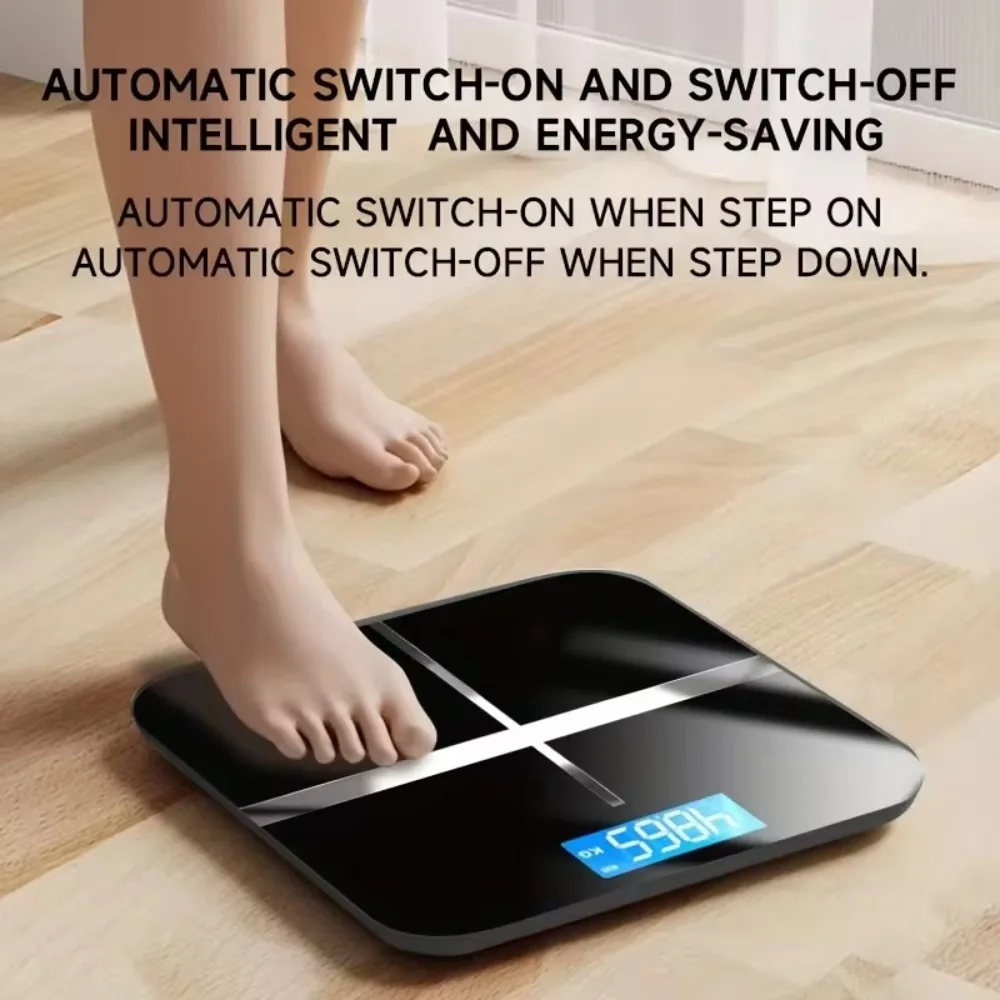 High Accuracy Electronic LCD HD Display Weight Scale High Accuracy Intelligent Home Small Body Scale Dormitory Weighing Scale