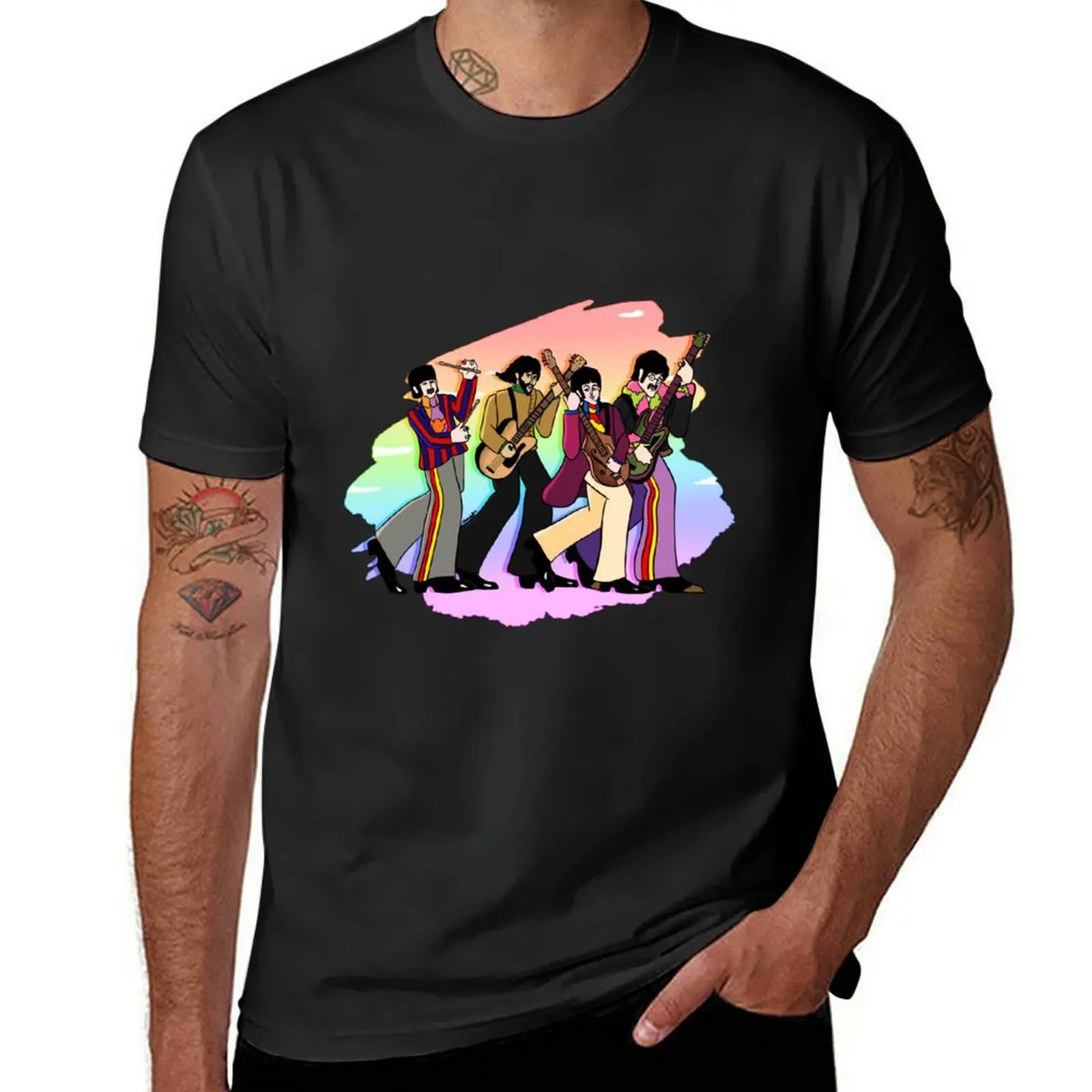 Groovy Musicians T-Shirt hippie clothes shirts graphic tees mens graphic t-shirts pack