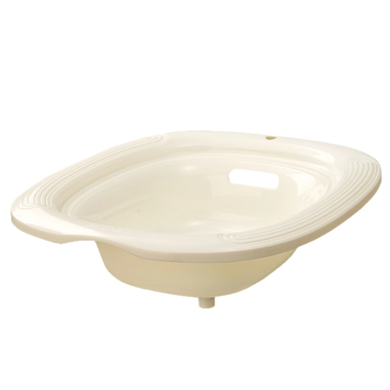 Immagine 4: Sedile per bagno sitz con tappo di scarico, ispessito, ergonomico e liscio, per donne in post-parto, per bagno