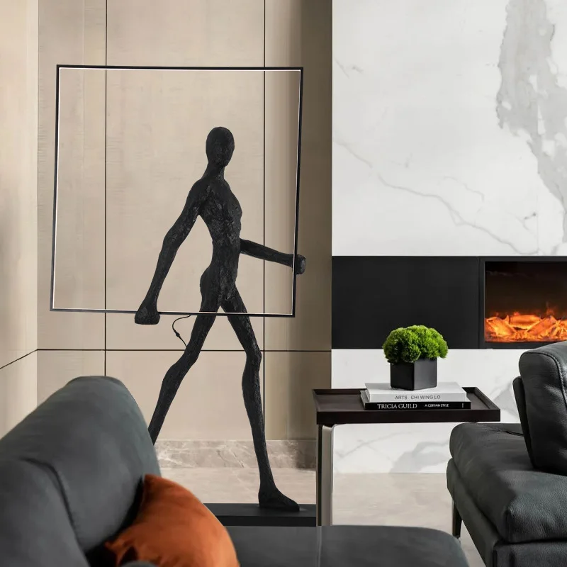 โคมไฟตั้งพื้นรูปปั้นหุ่นยนต์ โ - Resin Art Floor Design บทวิจารณ์และราคา
