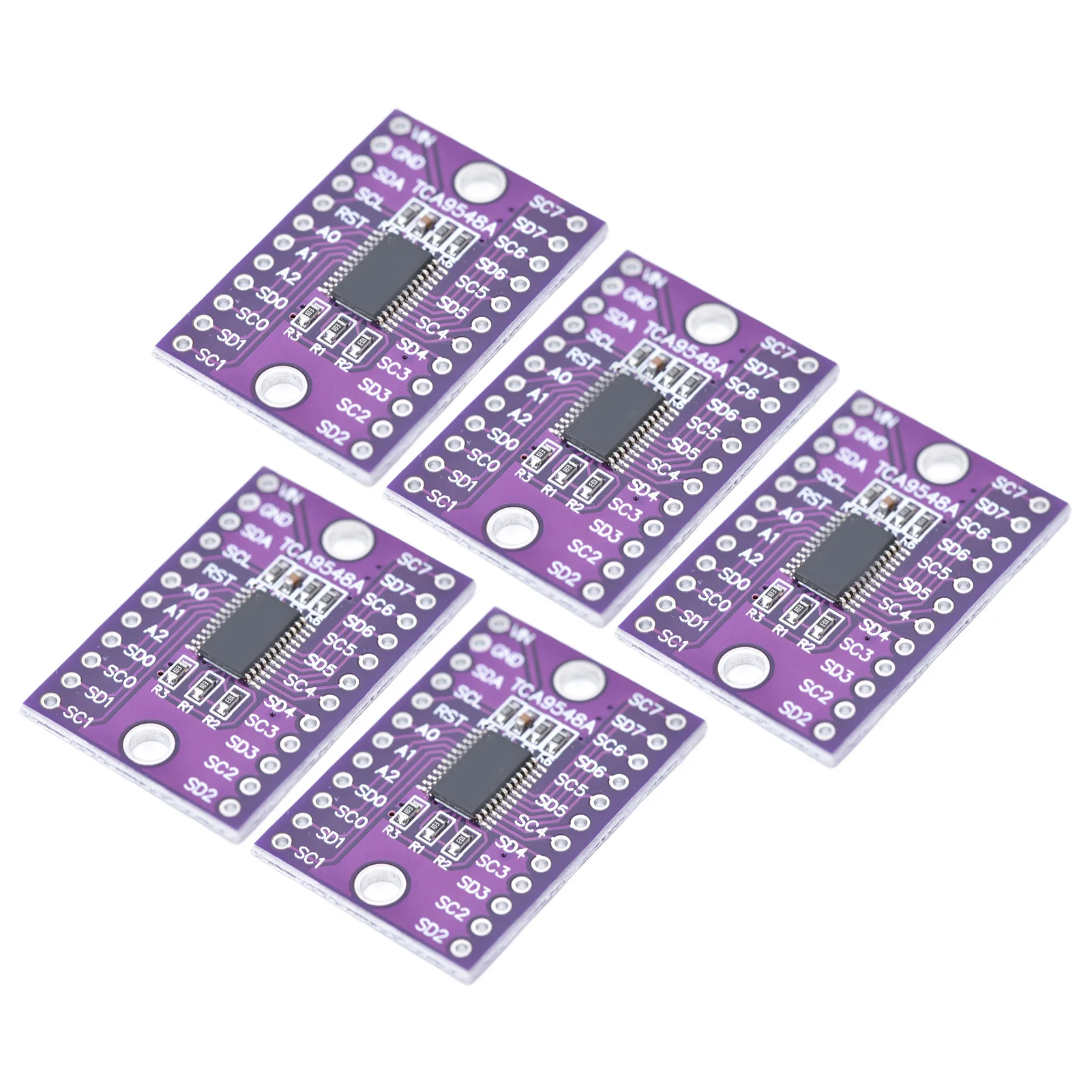 5Pcs Development Board 1 to 8 Channel IIC Expansion Module TCA9548A Set Kit for DIY Development Module Expansion Module