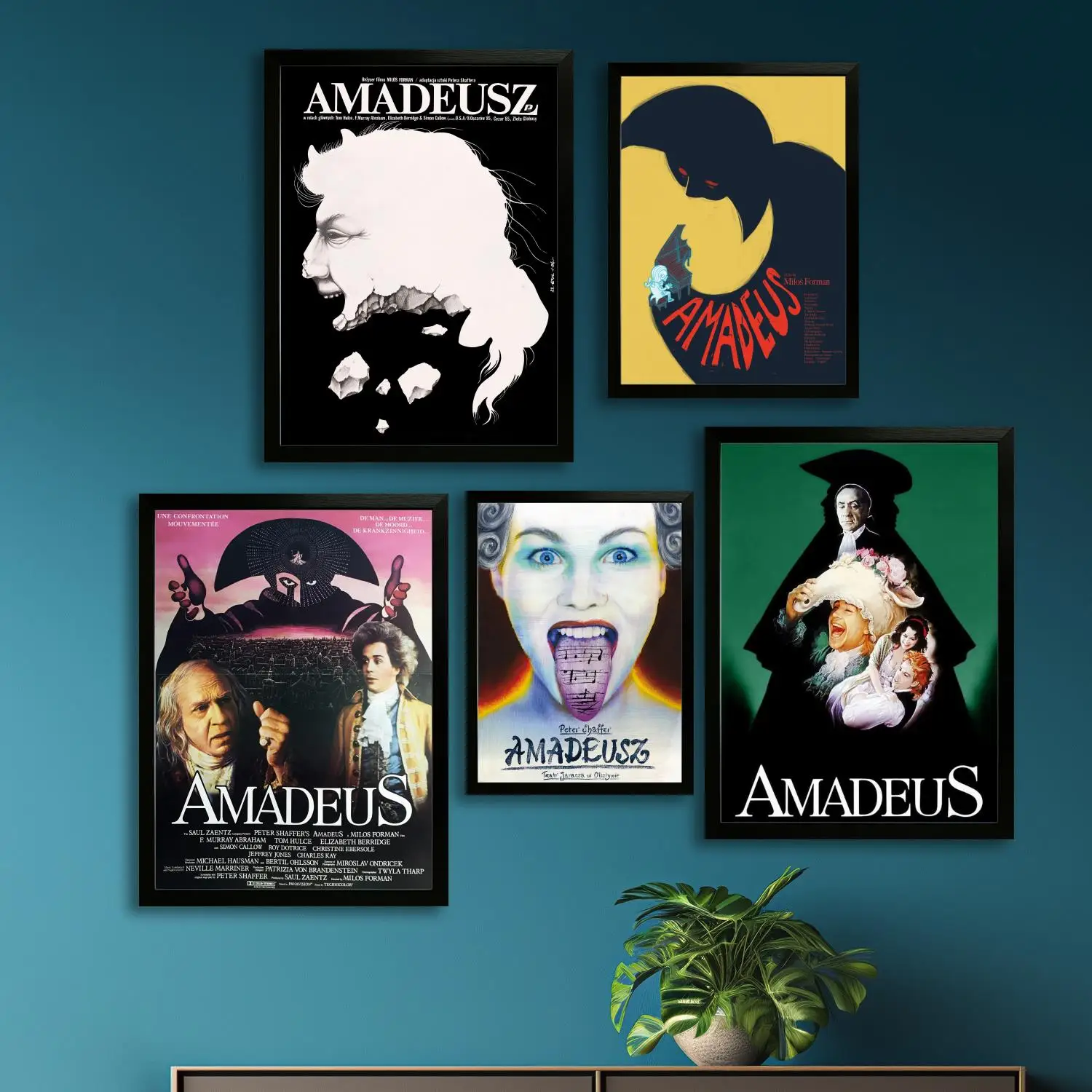 Póster artístico en lienzo de película amadeus, impresión de imágenes artísticas de pared, carteles modernos para decoración de dormitorio familiar, pintura decorativa