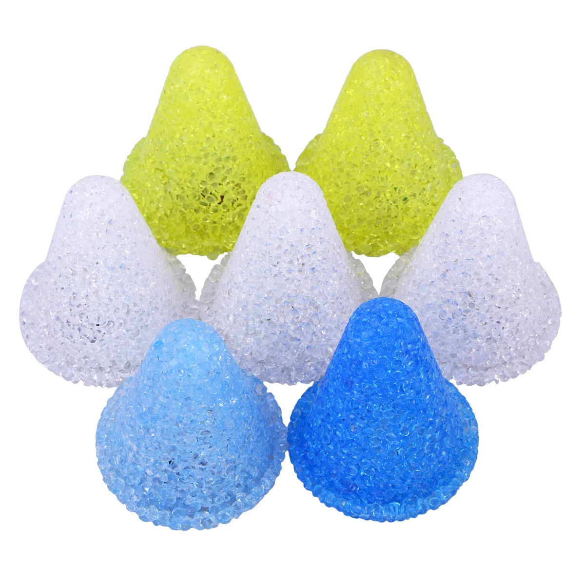 

10 pcs Colorful Skating Obstacles Football Training Cones Soccer Sports Equipment Gym Playground Markers Hard Plastic Bright