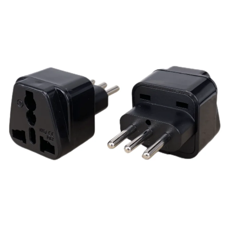 جديد جودة عالية العالمي المملكة المتحدة/الولايات المتحدة/الاتحاد الأوروبي/الاتحاد الأفريقي إلى إيطاليا الإيطالية 3pin محول قابس السفر محول نوع L محول القابس تحويل