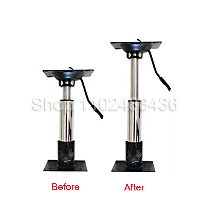 27-32cm 34-46cm 39-58cm 52-68cm Height Adjustable Boat Seat Pedestal Mount Stand Aluminum Alloy Base Attachments