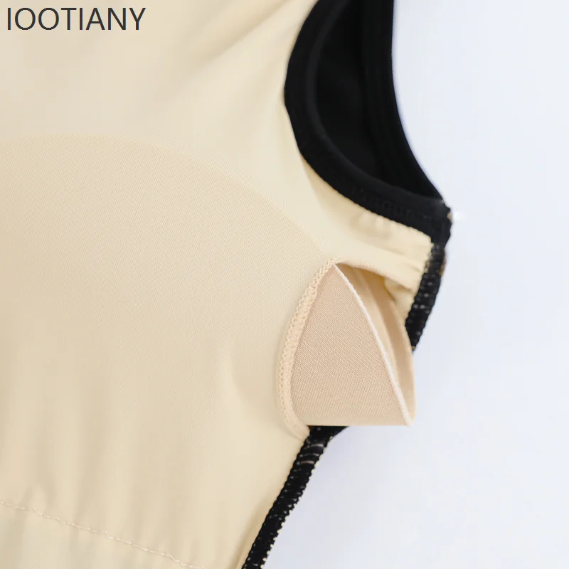 IOOTIANY 여성 발레 점프수트 성인 체조 민소매 조끼 댄스 타이츠 발레 요가 에어리얼 기본 트레이닝 의류 2025