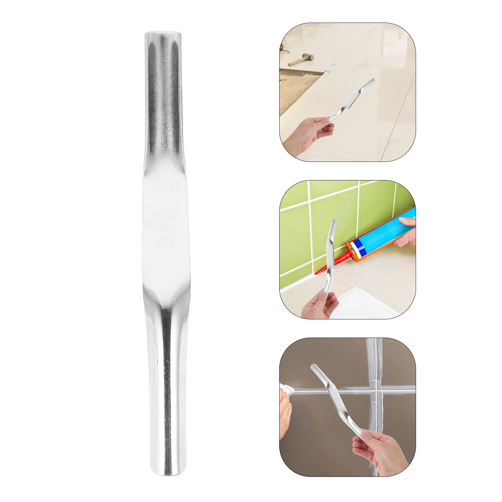 

Dual-Head Brick Pointing Tool Versatile Tile Joint Applicator Grout Removal Tool for Floor Tiles Brick Pointing Tools