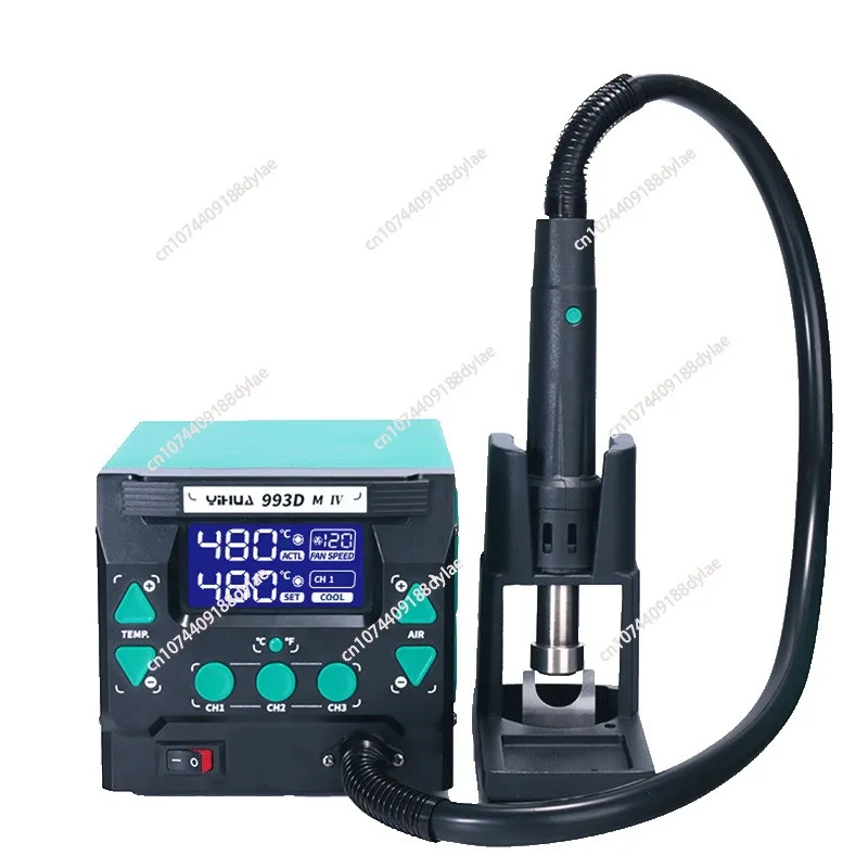 YIHUA 993DM-II 1000W Fast Desoldering Hot Air Gun Soldering Station Intelligent BGA Rework Station for PCB Chip Repair