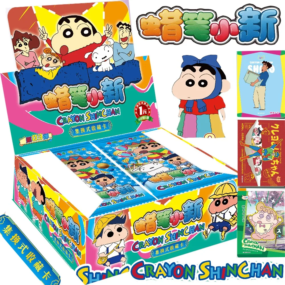 

Crayon Shin-Chan Cards For Children Third Shot Nohara Misae Hiroshi Japanese Anime Characters Genuine License Rare Limited Cards