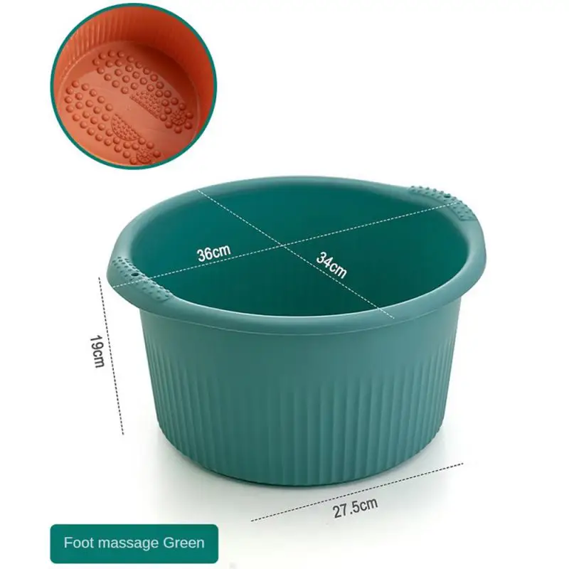 Plastic Footbath Massage Bucket Soaking Bucket Portable Basin Spa Foot Bath Bucket Household Sauna Bathtub Pedicure Bath Bathtub