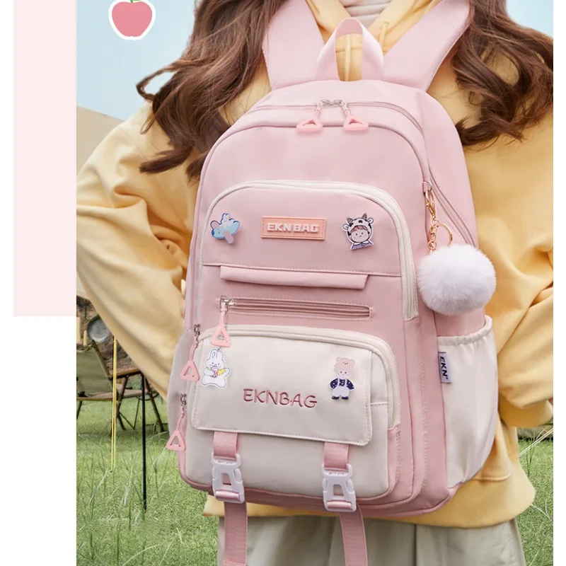 Primária Estudantes Oxford Schoolbag, Meninas Mochila Bonito, Grande Capacidade, Leve, impermeável Mochilas escolares, Mochila Kids, Saco de livro