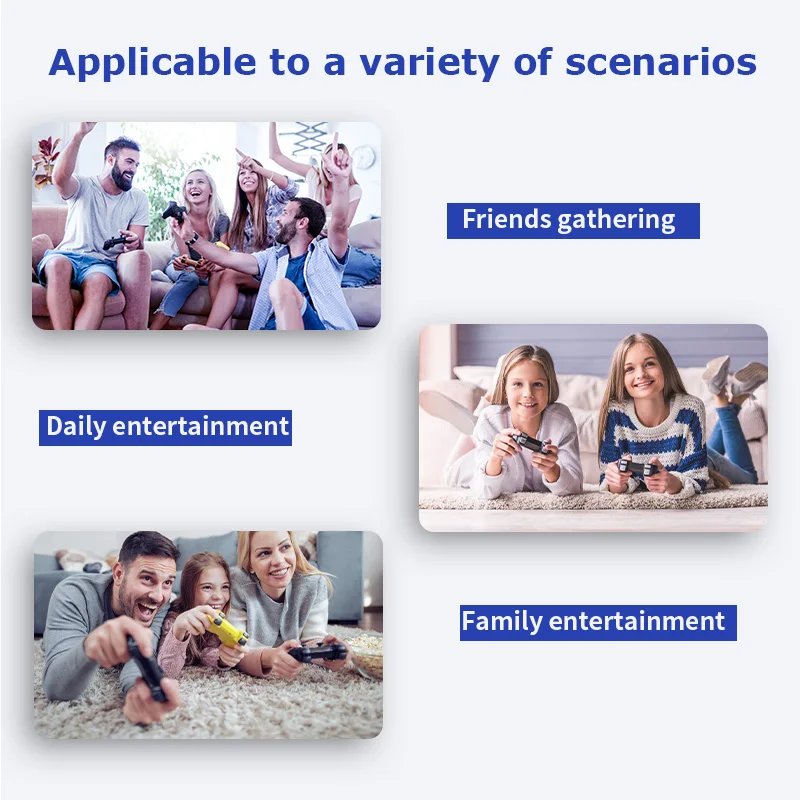 2.4G Wireless Gamepad For PSP / PC / TV Box /Android Phone Game Controller Joystick For Super Console X Pro RK2020