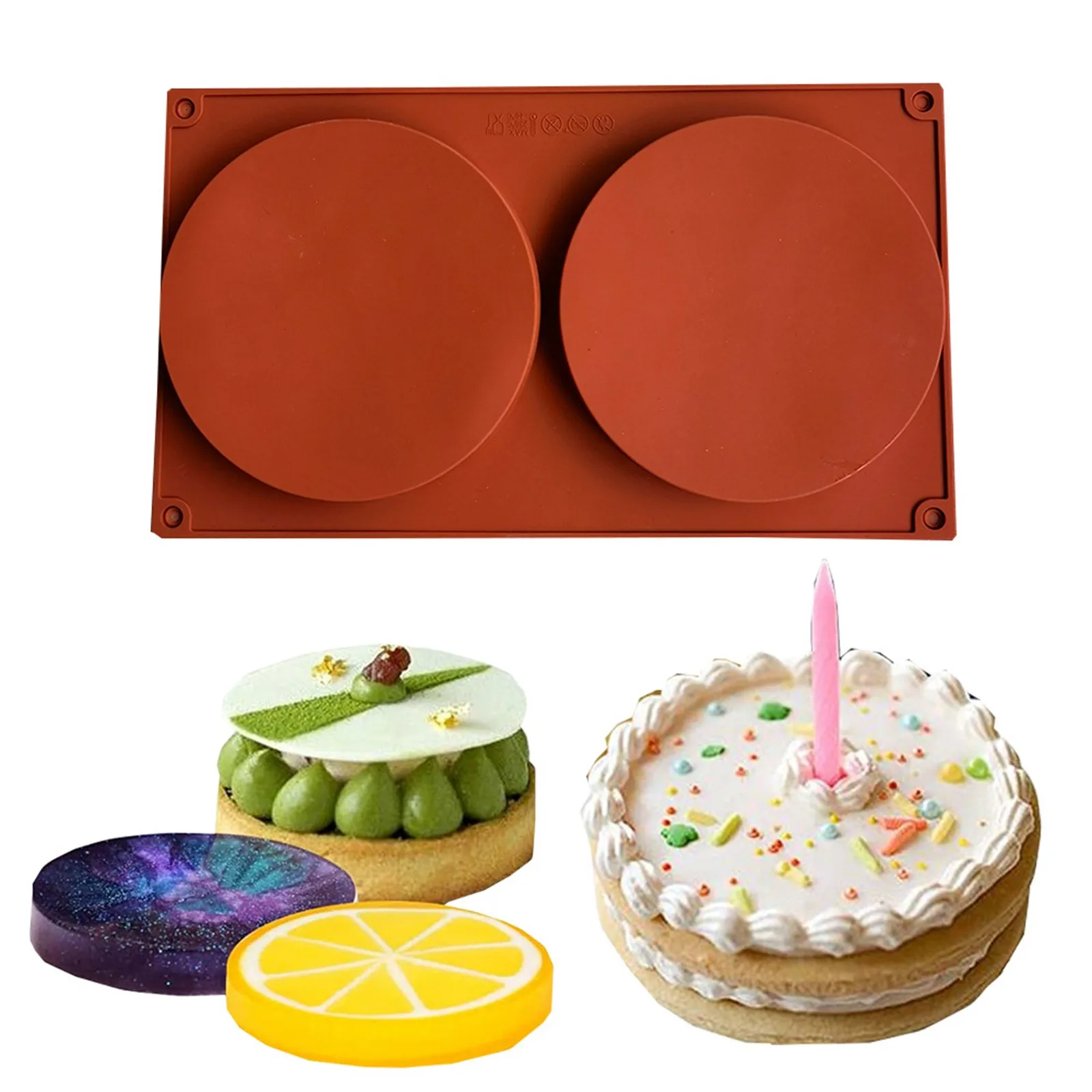 

Round Cake Mold Silicone Molds for Cakes Nonstick Cake Pan Baking Forms Pastry Mold