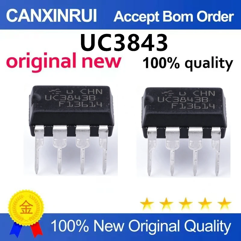 （5pcs-10pcs）Brand new original UMW UC3843B SOP-8 high-performance current mode PWM controller chip
