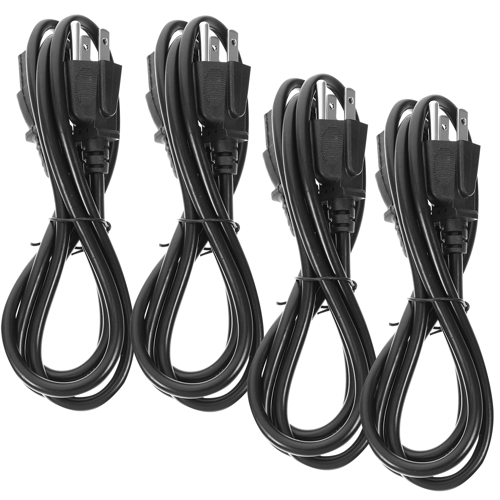 

3Pcs 1.5m 3 Prong Power Supply Cable Durable and Practical for Various Electronics and Appliances Power Cord Cables