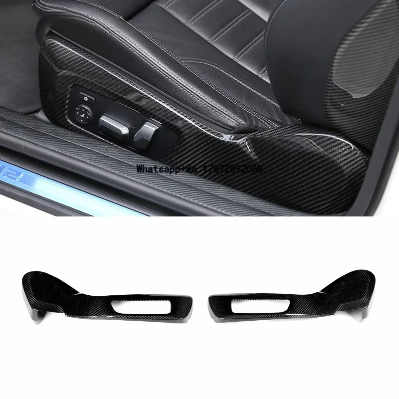 

Carbon Fiber Interior Seat Adjust Panel Cover Set for M2 G87 M3 G80 M4G82 Interior Decorative Seat Panel Trim Side Piece