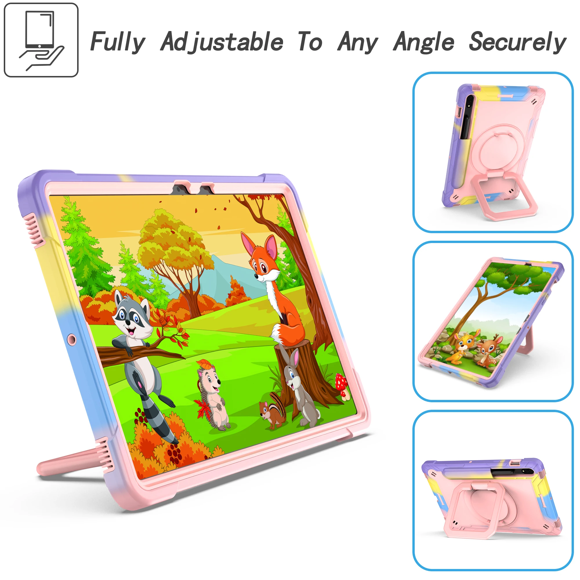 Protective Case for Samsung Galaxy Tab S7 2020 T870 S8 2022 X700 11 Inch Tablet Cover for Galaxy Tab A8 10.5 Inch 2021 X200 X205