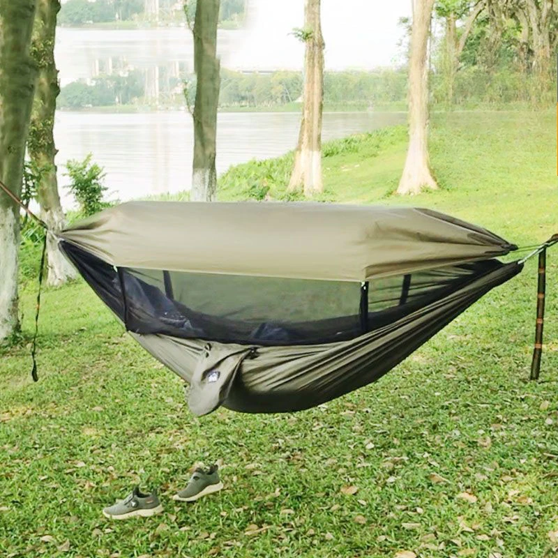 Sleeping Outdoor Hanging Hammocks Adults Camping Travel Hanging Lounger Swing Balcony Portable Camping Hammock Outdoor Furniture