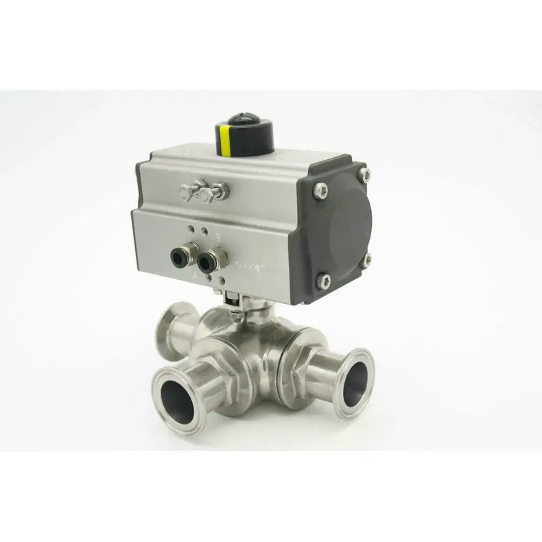 Pneumatic Q611f Type Thread High Platform Single and Double Acting Chemical Environmental Protection Ball Valve