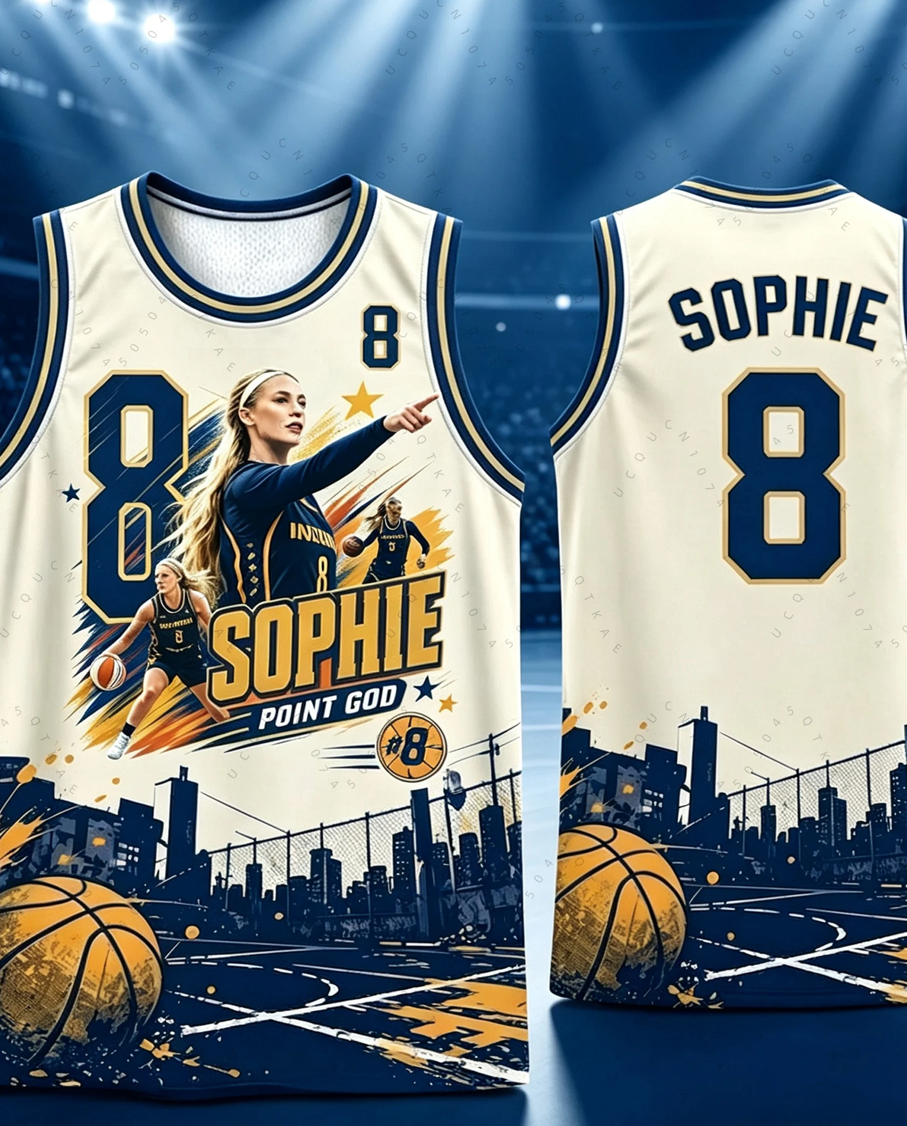 2026 New Summer Sophie Cunningham The Point Is To Win Game Tank Top Basketball Jersey Men's Women's Breathable Kids Hiking Vest