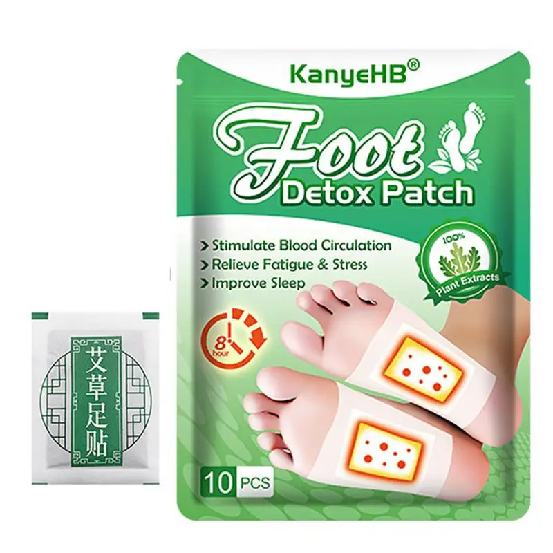 10 pz assenzio Detox Patch adesivi Detox Foot Patch pad piedi dimagranti perdere peso piedi cura salute del corpo cuscinetti adesivi per i piedi