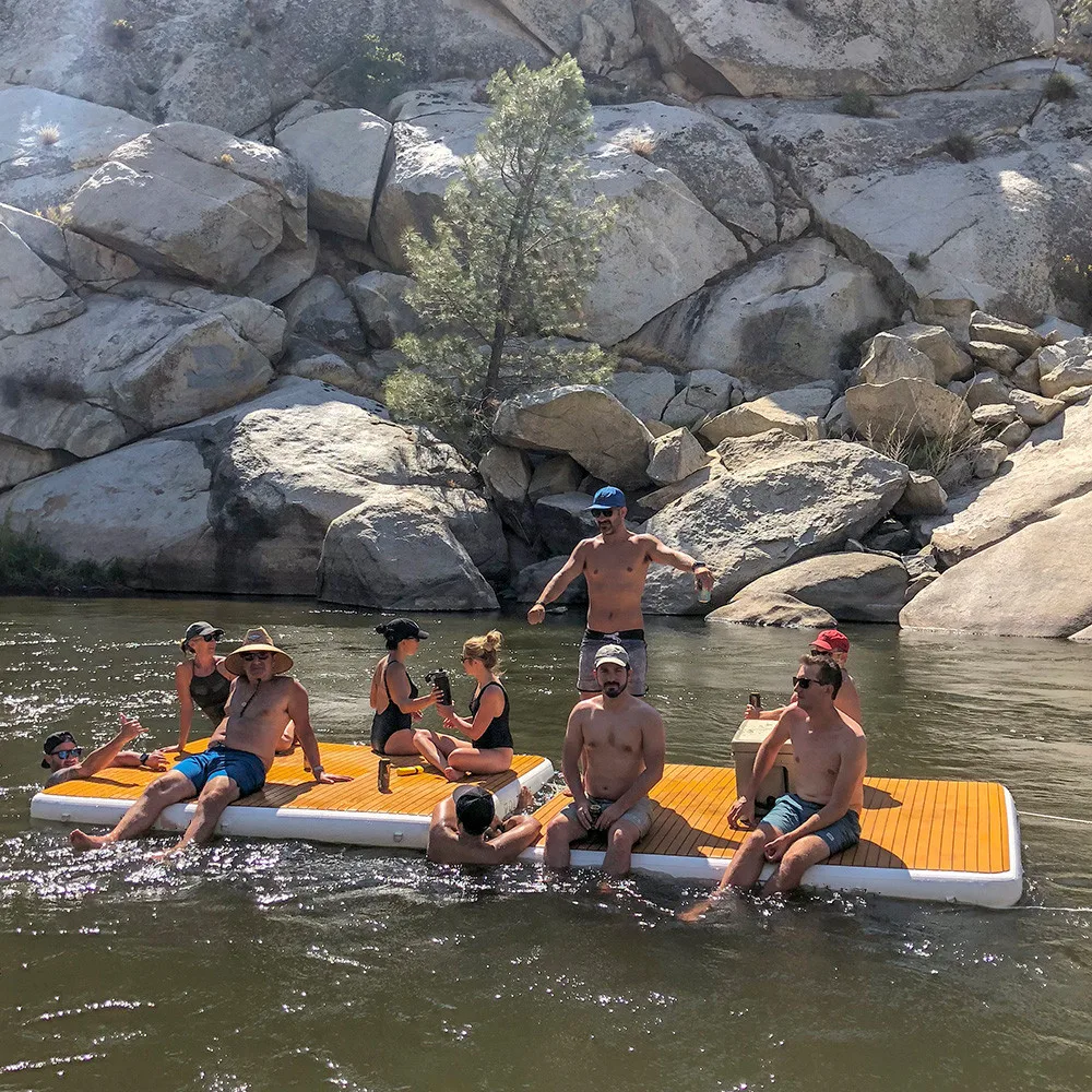 

Надувная плавающая платформа, док-станция, платформа для плавания, езда на платформе 2026