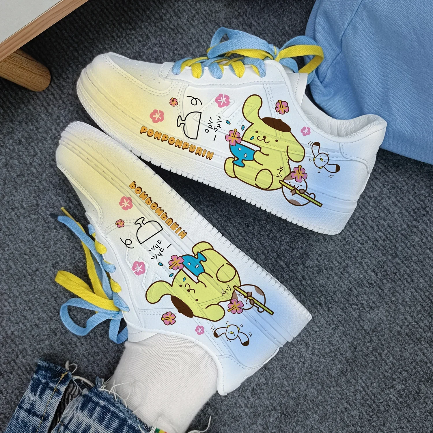 New cartoon Kuromi   princess cute Casual shoes soft sports shoes for girlfriend gift EU size 35-44