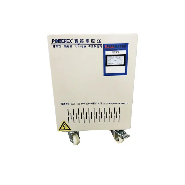 

3 Phase Intelligent Inductive Automatic Voltage Regulator 380V 10KVA High Power Customized Voltage Stabilizer