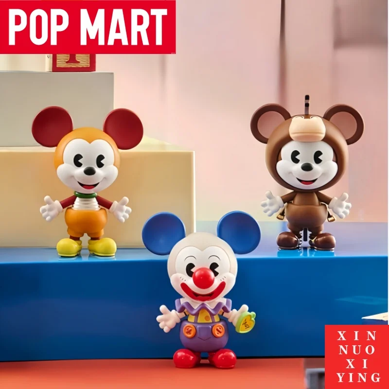 Genuine POP MART Mickey REMIXED: Mickey Meets Pixar Series Blind Box Trendy Toys Surprise Gift Desktop Ornament festival Gifts