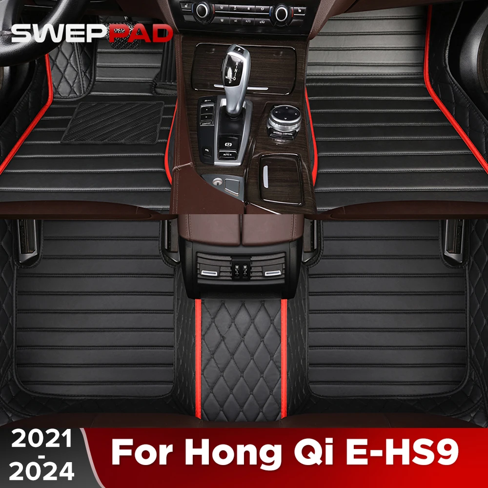 

For Hong Qi E-HS9 4/6/7 Seats 2021-2024 23 22 Car Floor Mats All Weather Carpet Floor Liners Interior Protector Accessories