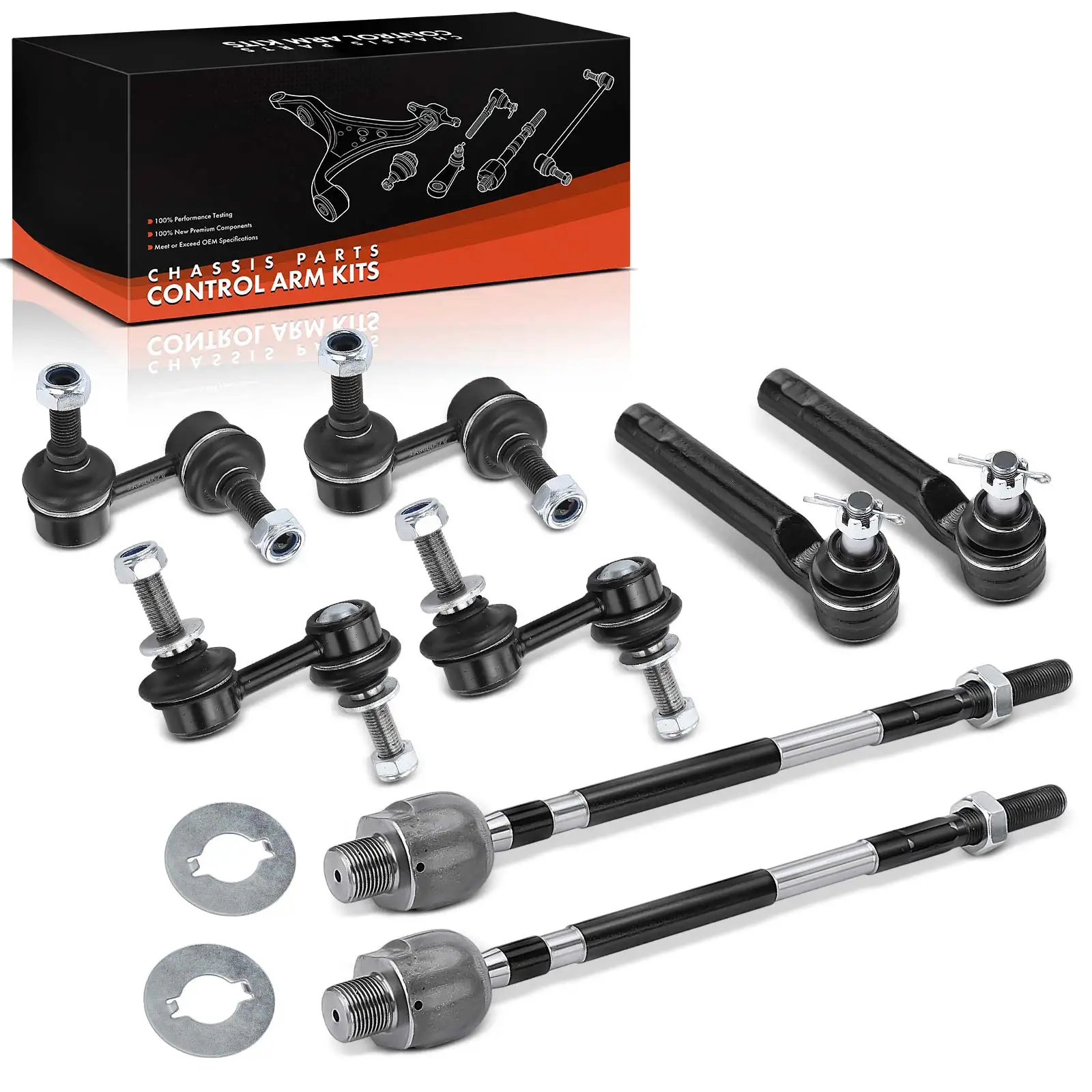 Frankberg 8-delige draagarmset vooras buiten voor Subaru Impreza hatchback notchback Tribeca WRX Bj vanaf 2005 34161AC010