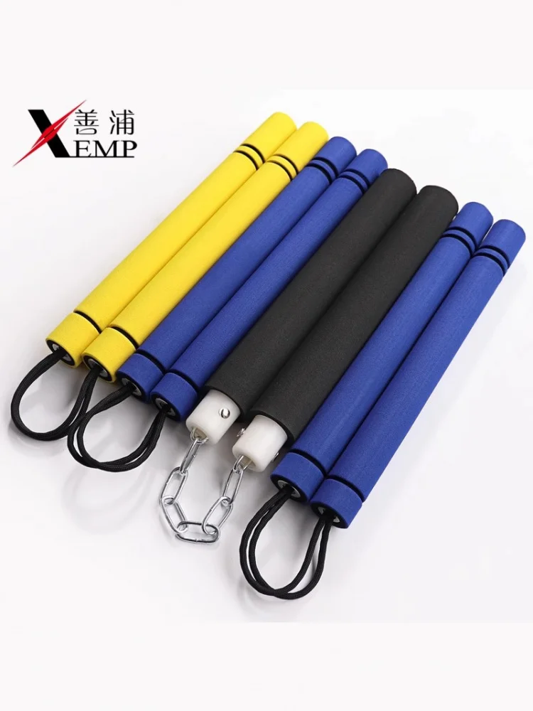 Children's Training Sponge Double Staff A1pn001 Beginner Practice Performance Equipment Martial Arts Weapon Sport Fitness