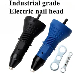 Electric Pull Rivet Gun Adapter Riveting Tool Cordless Drill Insert Nut For Blind 2.4 To 4.8mm