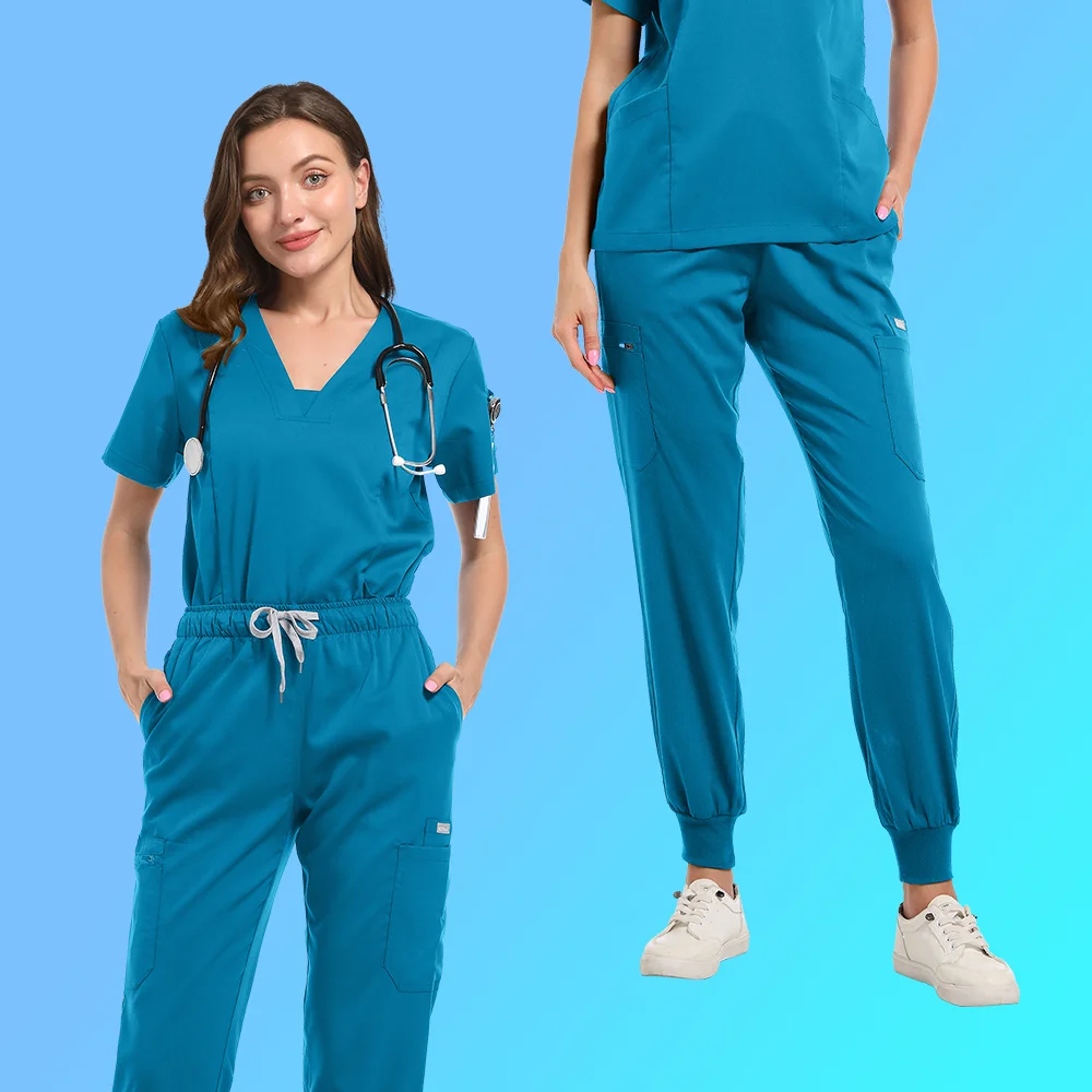 Оптовая продажа, медицинская форма для операционной, скрабы, набор рабочих скрабов для больниц, медицинские принадлежности, костюм для медсестры, стоматологической хирургии, спецодежда