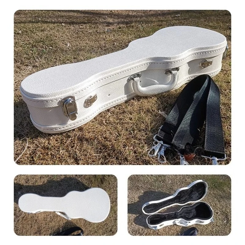 23/26 بوصة القيثارة حمل حقيبة المحمولة القيثارة حقيبة للتخزين المهنية الجلود واقية حقيبة ملحقات الآلات الموسيقية