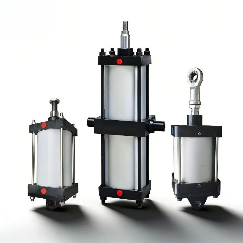 QGB Series Heavy Duty Steel Cap Pneumatic Cylinder with Pivot Shaft for Metallurgy Steelmaking view 6