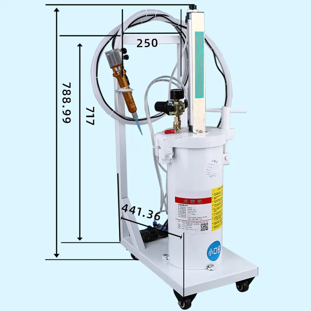 

12V Glue dispensing machine Corrosion-Resistant Wear-Resistant Silicone Dispenser High-Speed Silicone Glue Machine 2-6g