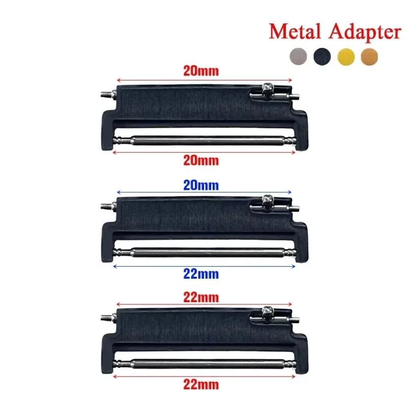 Watch Band Adapters 20mm To 20mm 22mm To 22mm 22mm To 20mm Quick Release Pins Connectors Watch Band Spring Bars Accessories 2pcs
