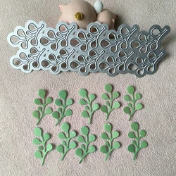 New 10 Leaves metal cutting die mould scrapbook decoration embossed photo album decoration card making DIY handicrafts