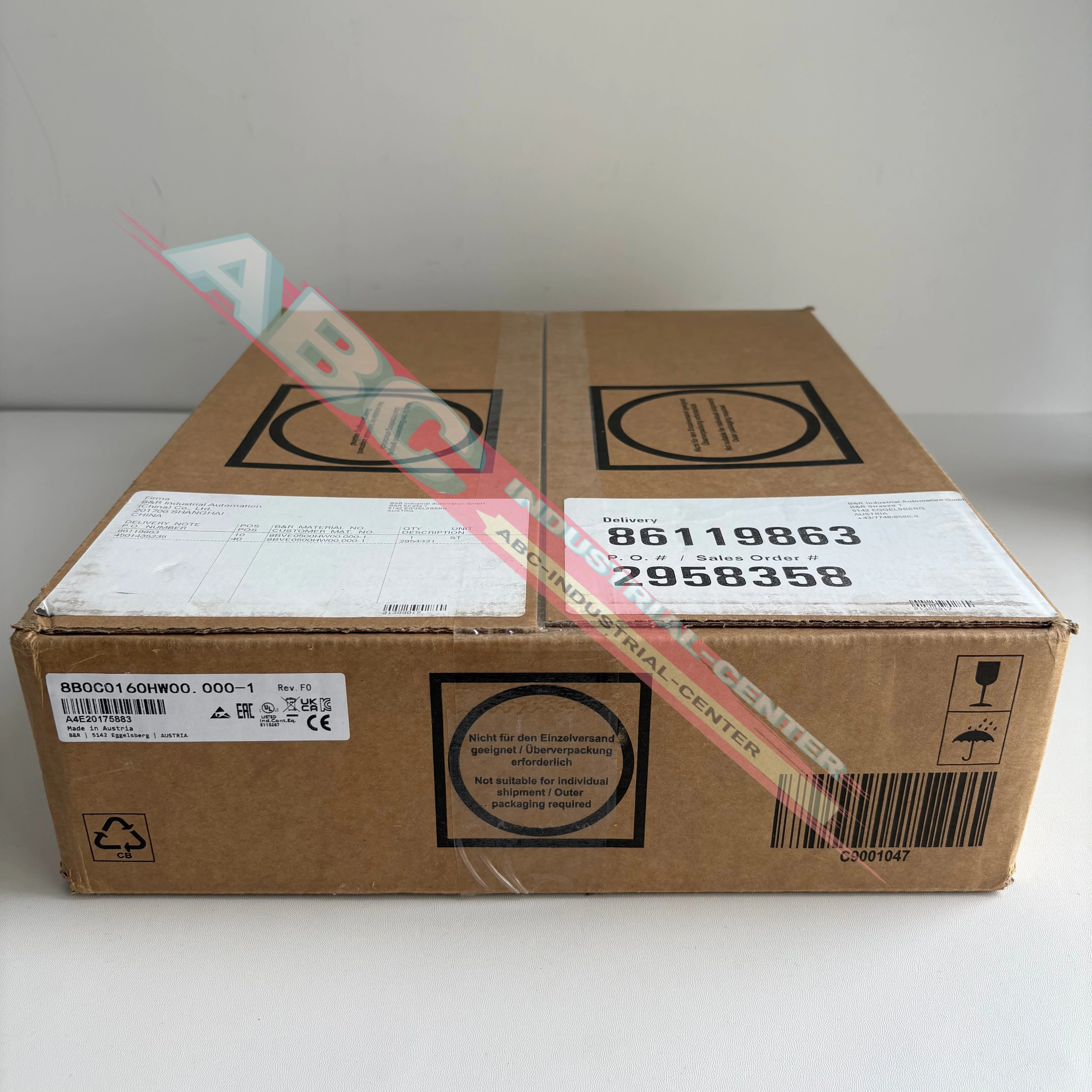 

Сервопривод 8B0C0160HW00.000-1 совершенно новый