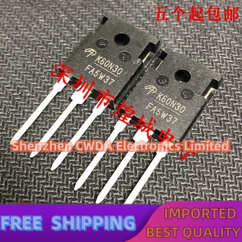 10PCS-20PCS  K60N30 AOK60N30  TO-247 300V 60A   In Stock Can Be Purchased