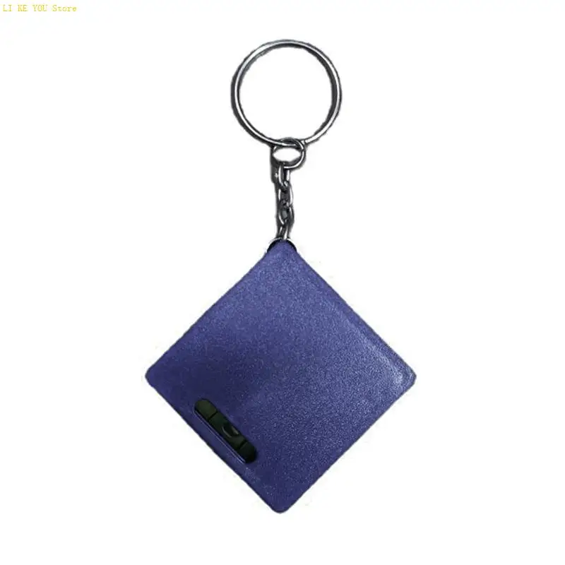 W3JE Pocketsized Chain Tape Measure with Bubble Level for Home Improvement