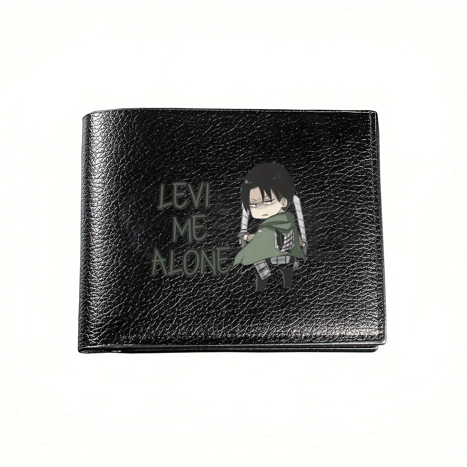 

Levi Me Alone аниме персонаж графический принт повседневный стильный мужской кошелек подарок высшего качества для папы, мужа, парня, бизнеса